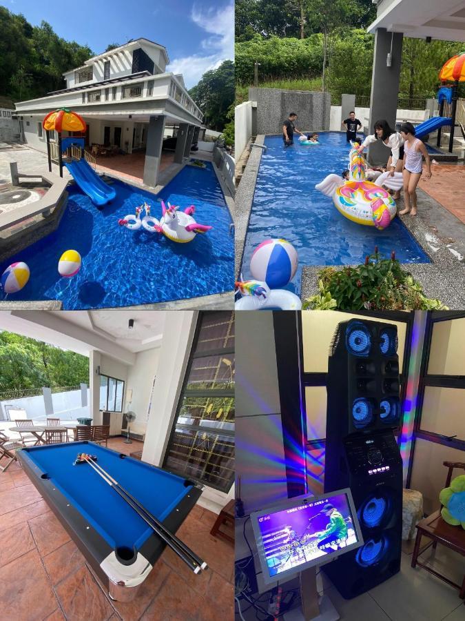 Villa Near Spice Arena 4Br 24Pax With Ktv Pool Table And Kids Swimming Pool บายันเลอปาส ภายนอก รูปภาพ